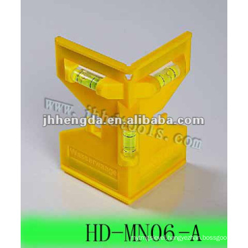 HD-MN06-A ,Mini plastic level with 3 vials &magnet